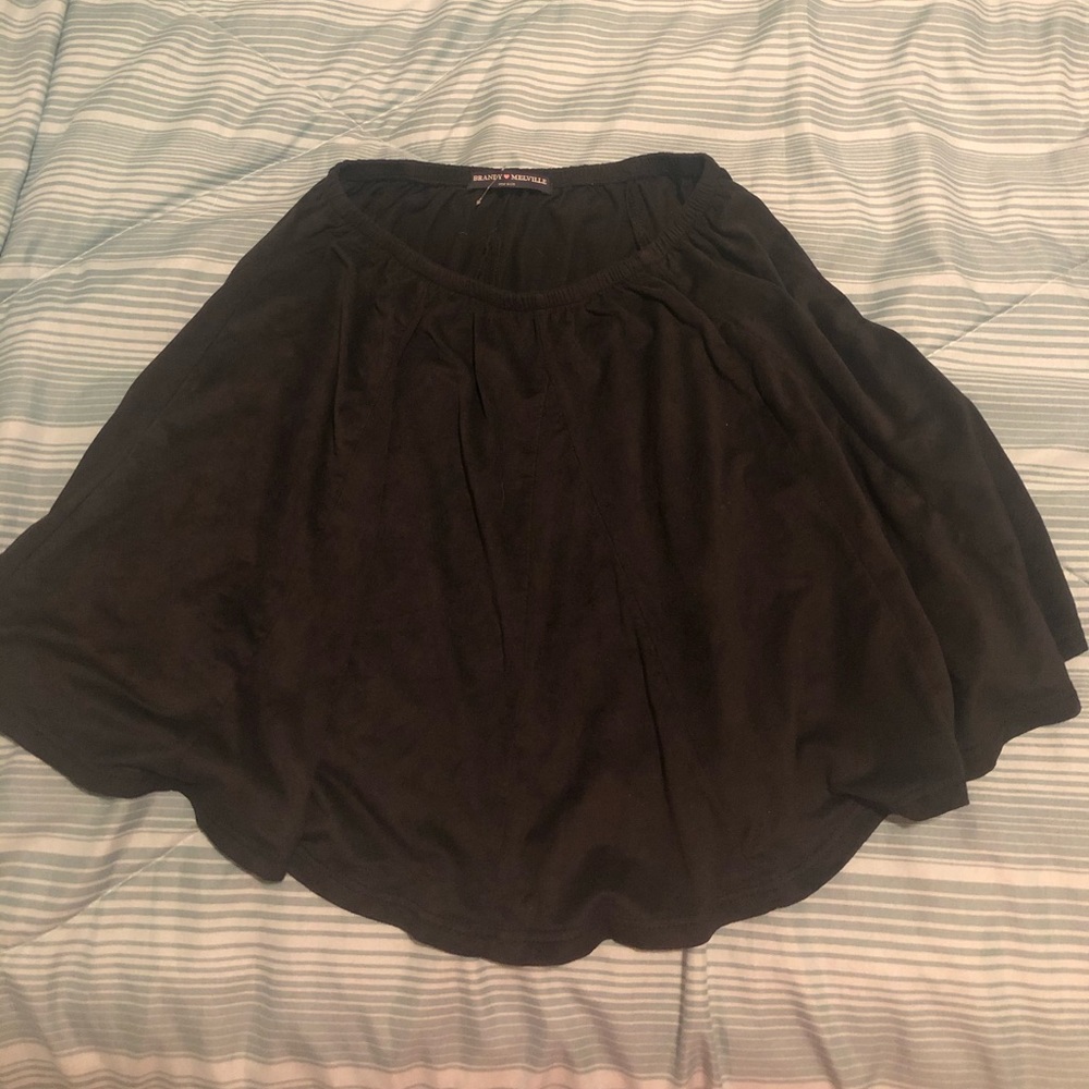 Brandy Melville BNWOT skater skirt in black OSFA